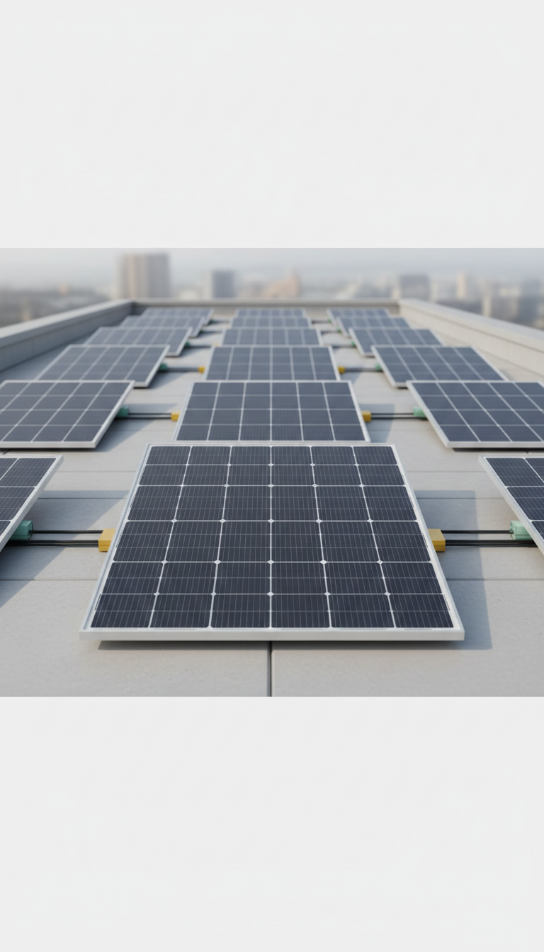Monocrystalline Rooftop Panel Module